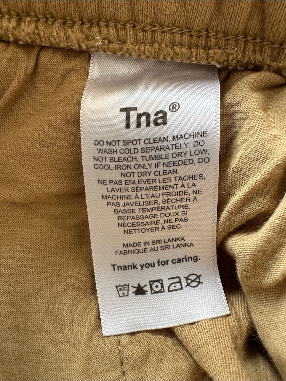 Aritzia TNA CozyAF Fleece 2-Piece Hoodie Jogger Set Camel Tan Size 1/S - Picture 9 of 11